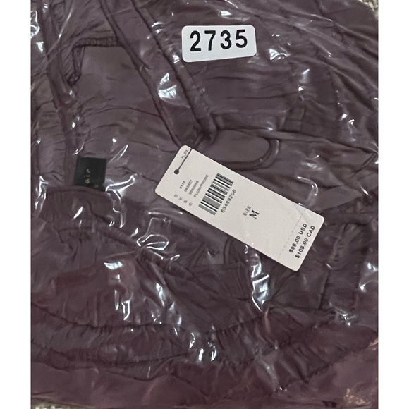 Anthropologie Current Air Purple Short Flutter Sleeve NWT Size Medium - Picture 11 of 12